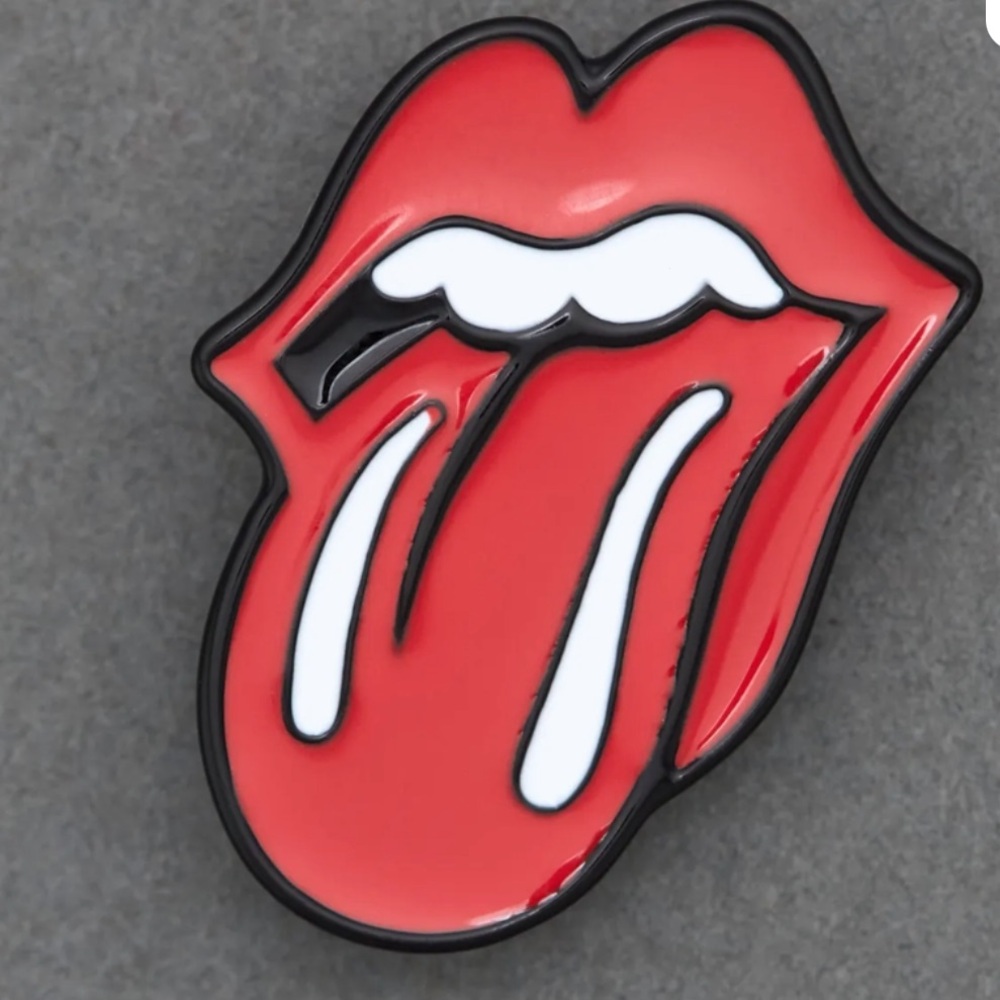 Lucky Brand Limited Edition Rolling Stones Tongue Enamel Pin - Picture 2 of 6